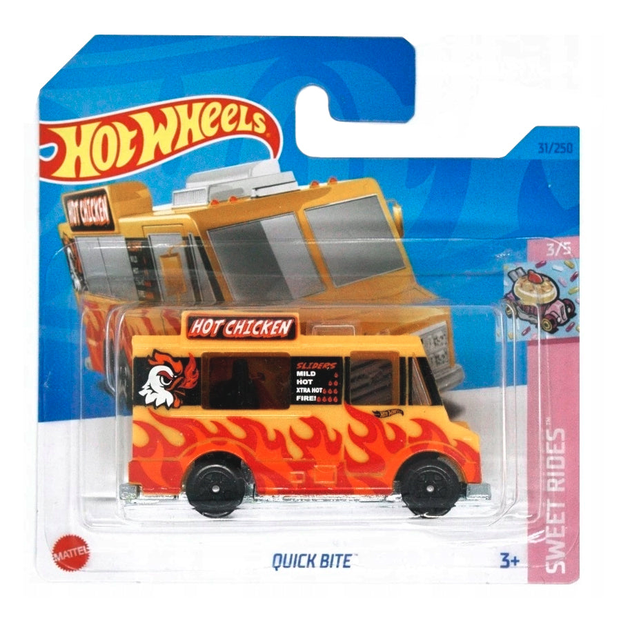 Hot Wheels - Quick Bite Yellow (SC) HKH19-M521 (2023 Sweet Rides)