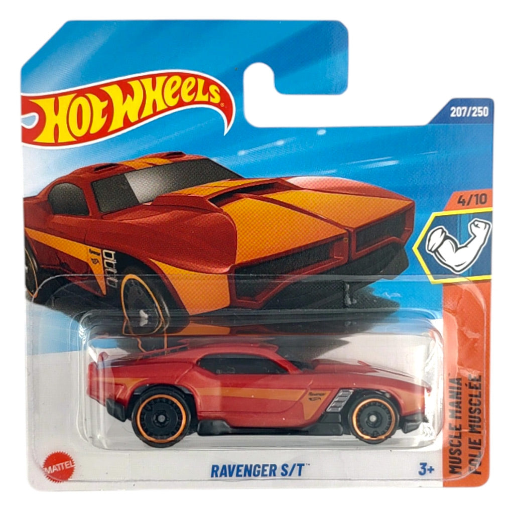 Hot Wheels - Ravenger S/T Red (SC) 2025 Muscle Mania (JBC14)