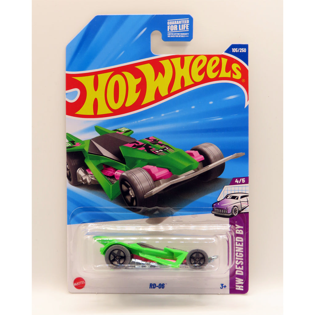 Hot Wheels - RD-06 Green (US LC) HYX82 (2025 HW Designed By)
