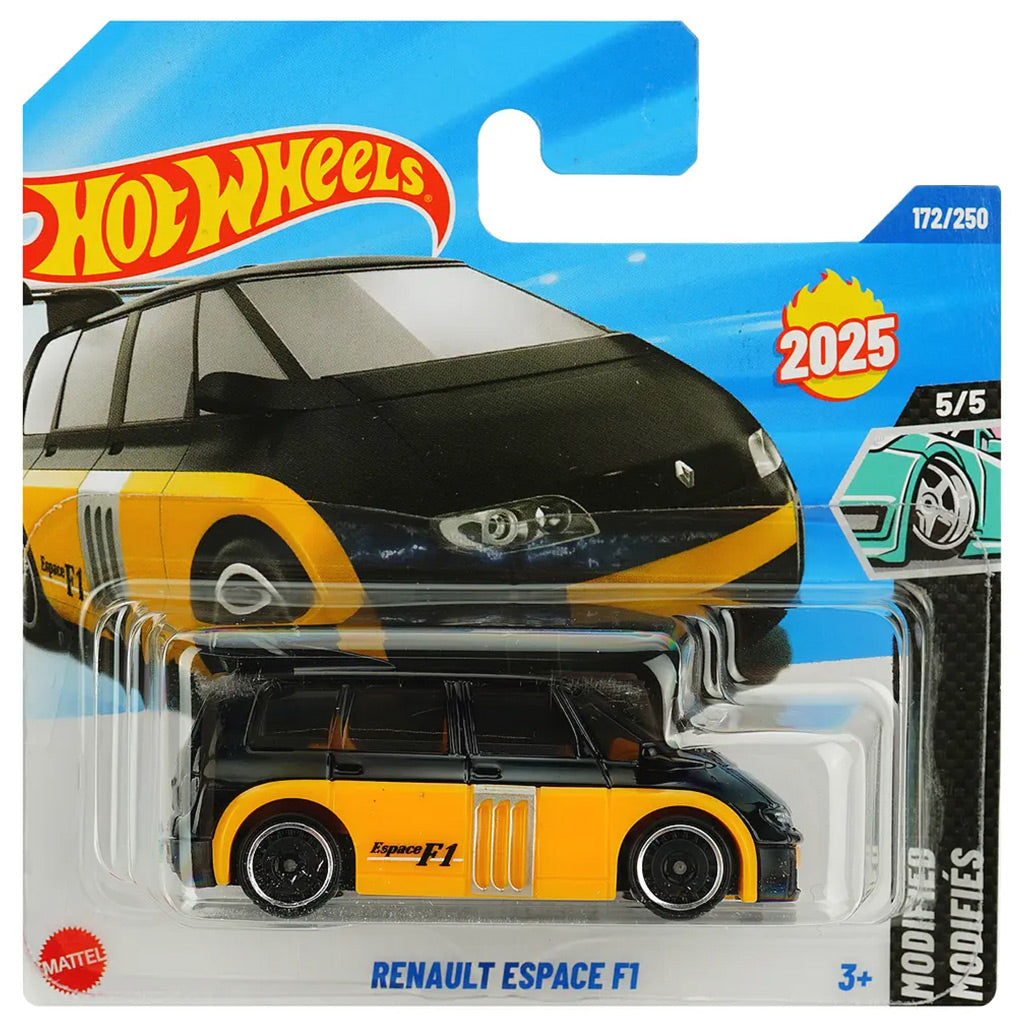 Hot Wheels - Renault Espace F1 Black / Yellow (SC) 2025 Modified