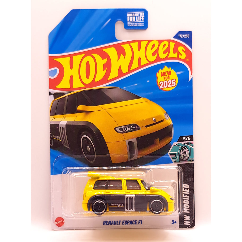 Hot Wheels - Renault Espace F1 Yellow / Black (US LC) 2025 HW Modified