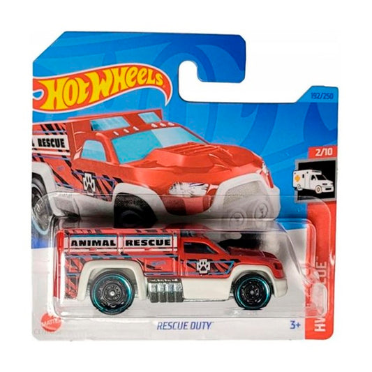 Hot Wheels - Rescue Duty Red (SC) HKK70 (2023 HW Rescue)