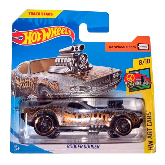 Hot Wheels - Rodger Dodger Grey (SC) HW Art Cars (Creased Blister)