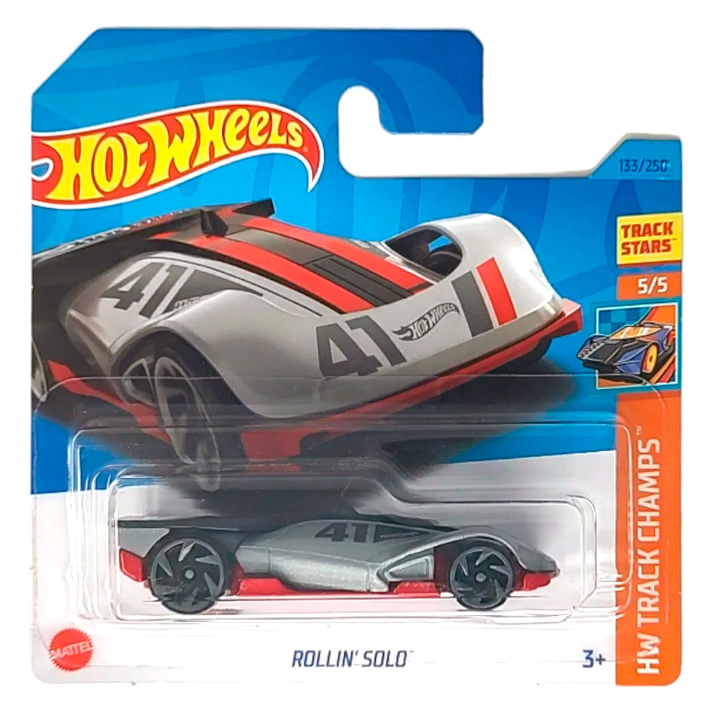 Hot Wheels - Rollin' Solo Silver (SC) HKG41 (2023 HW Track Champs)