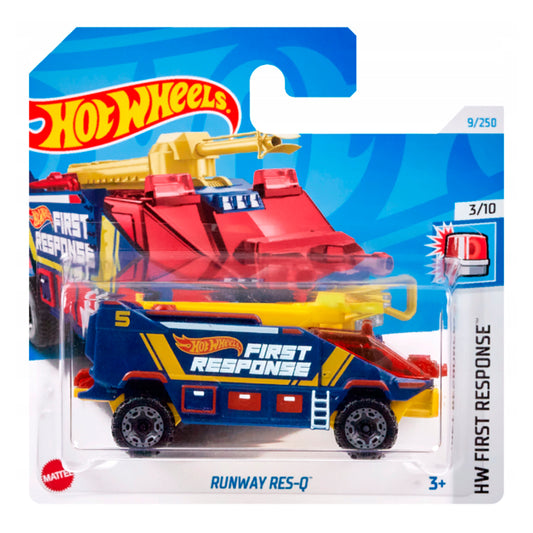 Hot Wheels - Runway Res-Q Blue (SC) HTB57 (2024 HW First Response)