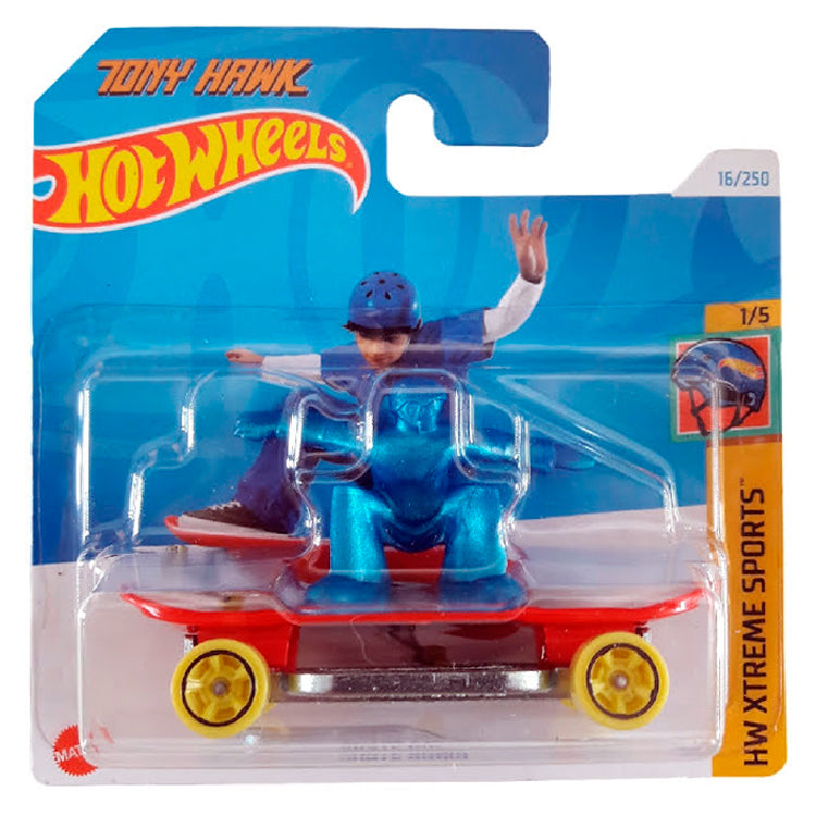 Hot Wheels - Skate Grom Blue (SC) HW Xtreme Sports (Card Creased)