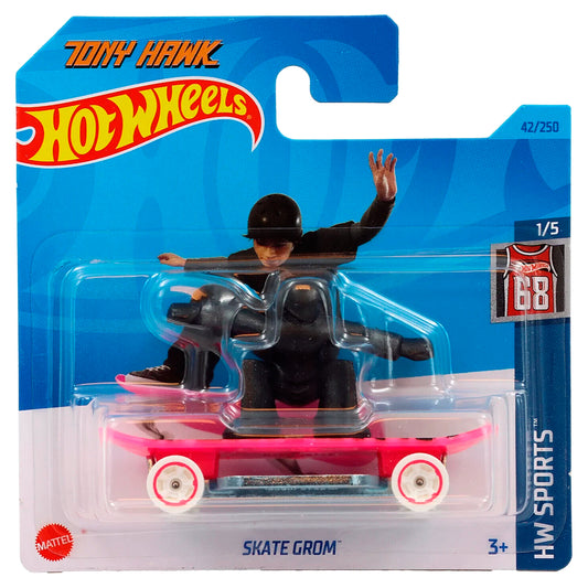 Hot Wheels - Skate Grom Pink (SC) HKH79 (2023 HW Xtreme Sports)