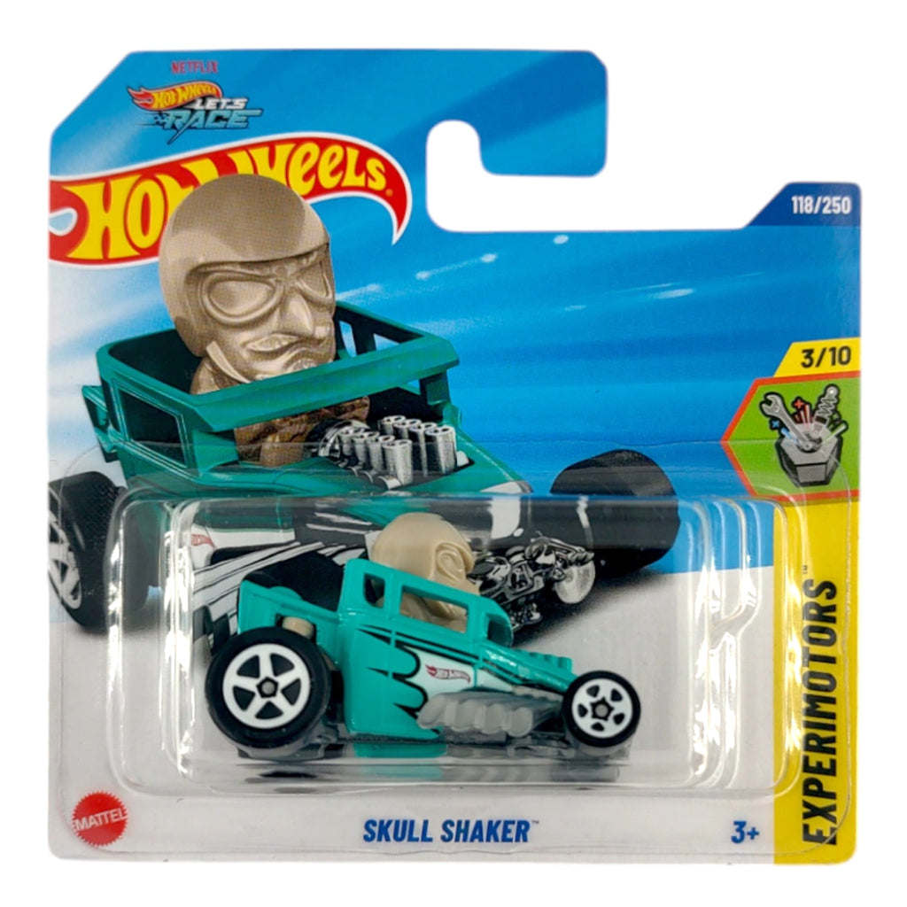 Hot Wheels - Skull Shaker Turquoise (SC) 2025 Experimotors (HYY59)