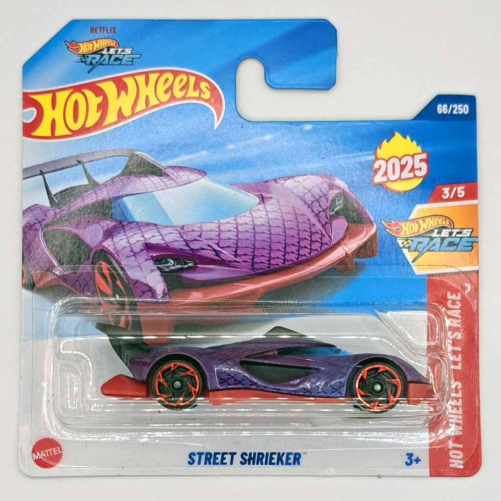 Hot Wheels - Street Shrieker Purple (SC) HW Let's Race (HYW20) – AGR Models