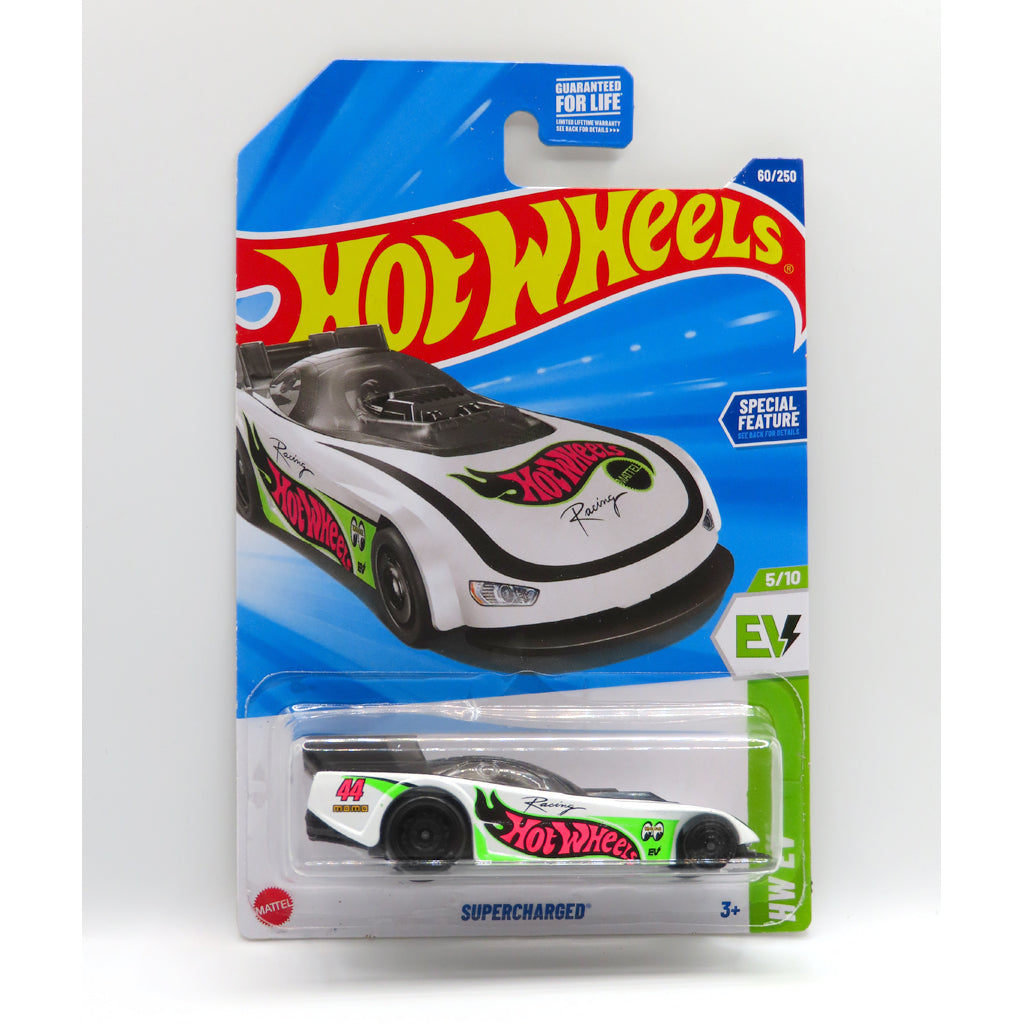 Hot Wheels - Supercharged White (US LC) (2025 HW EV) HYX64