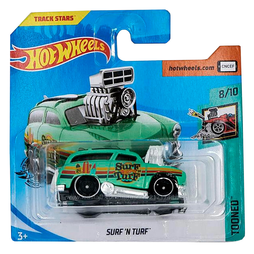 Hot Wheels - Surf 'N Turf Green (SC) GHF24-D521 (2020 Tooned)