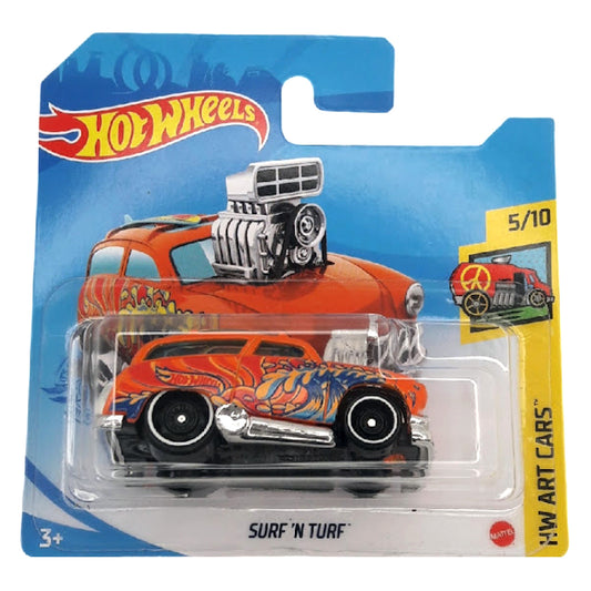 Hot Wheels - Surf 'N Turf Orange (SC) 2021 HW Art Cars