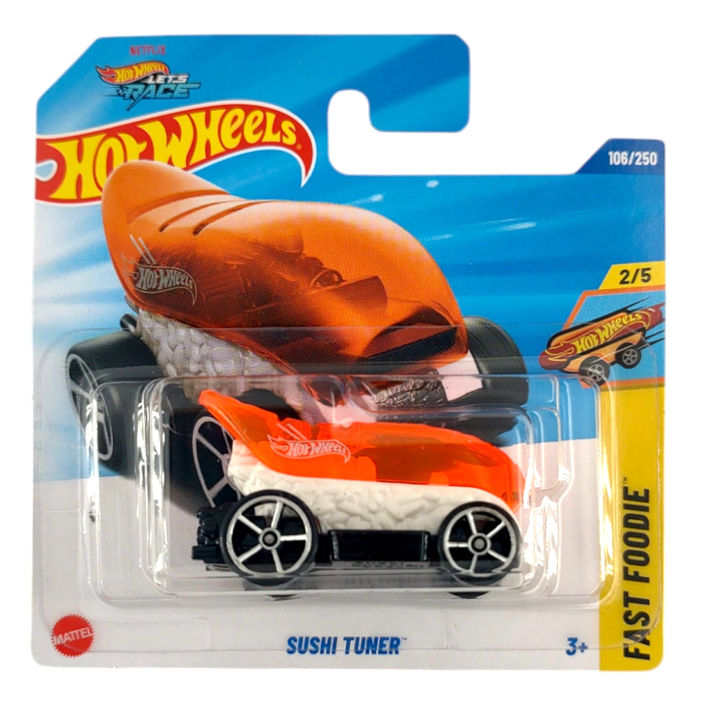 Hot Wheels - Sushi Tuner Transparent Orange (SC) 2025 Fast Foodie