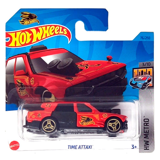 Hot Wheels - Time Attaxi Red (SC) HKG89-M521 (2023 HW Metro)