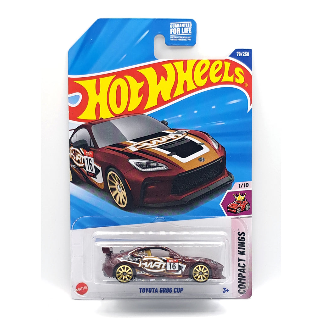 Hot Wheels - Toyota GR86 Cup Dark Red (US LC) 2025 Compact Kings