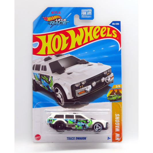 Hot Wheels - Track Dwagon White (US LC) JBB10 (2025 HW Wagons)