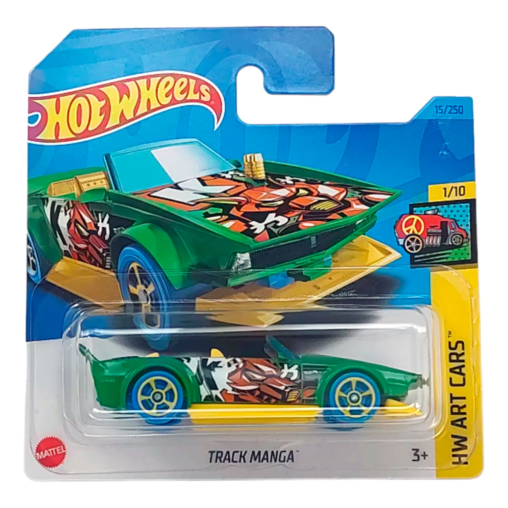 Hot Wheels - Track Manga Green (SC) HKH45 (2023 HW Art Cars)