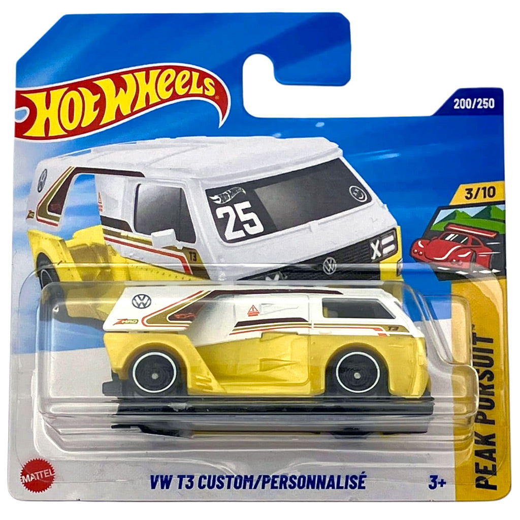 Hot Wheels - VW T3 Custom Yellow / White (SC) 2025 Peak Pursuit