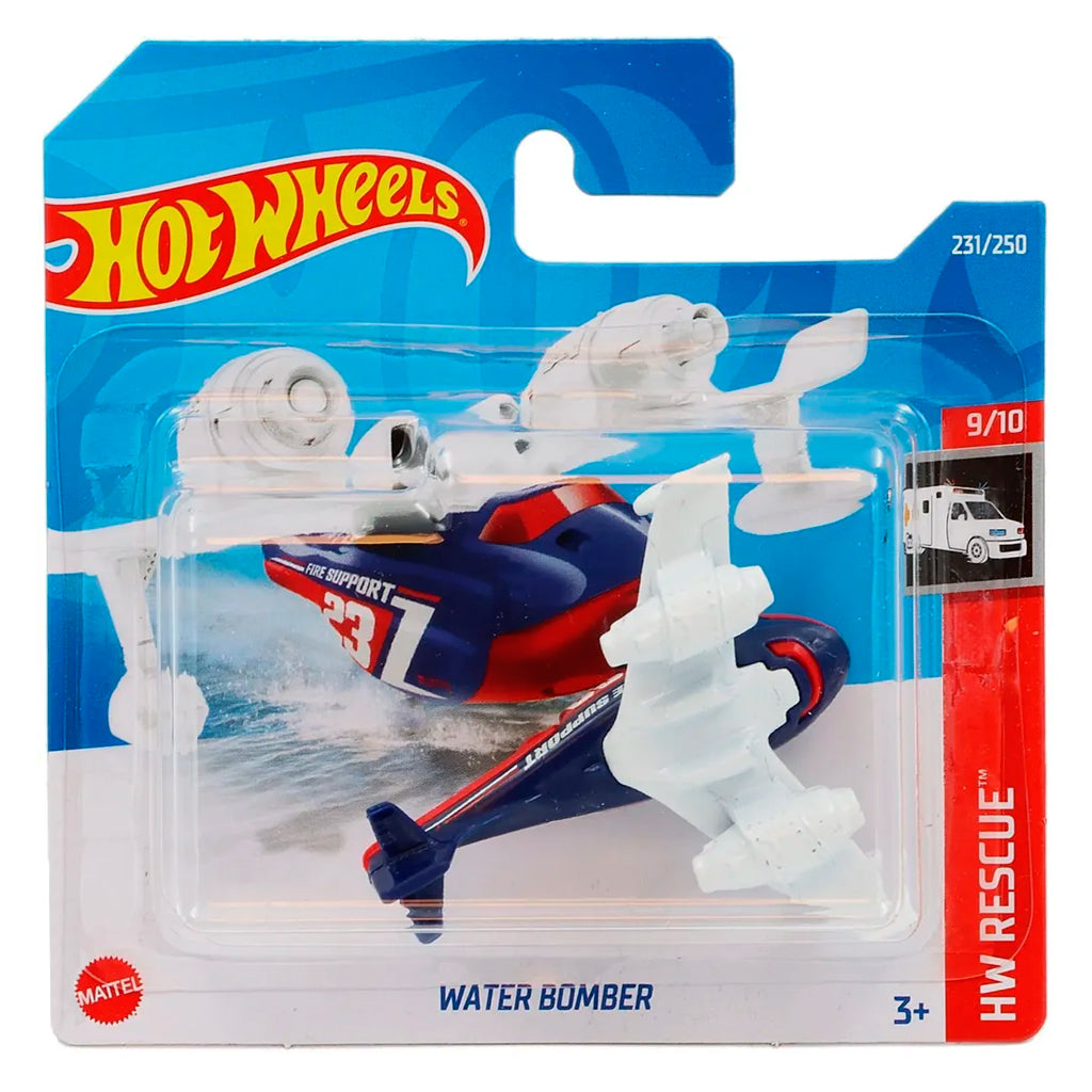 Hot Wheels - Water Bomber Blue / White (SC) HCT87 (2022 HW Rescue)