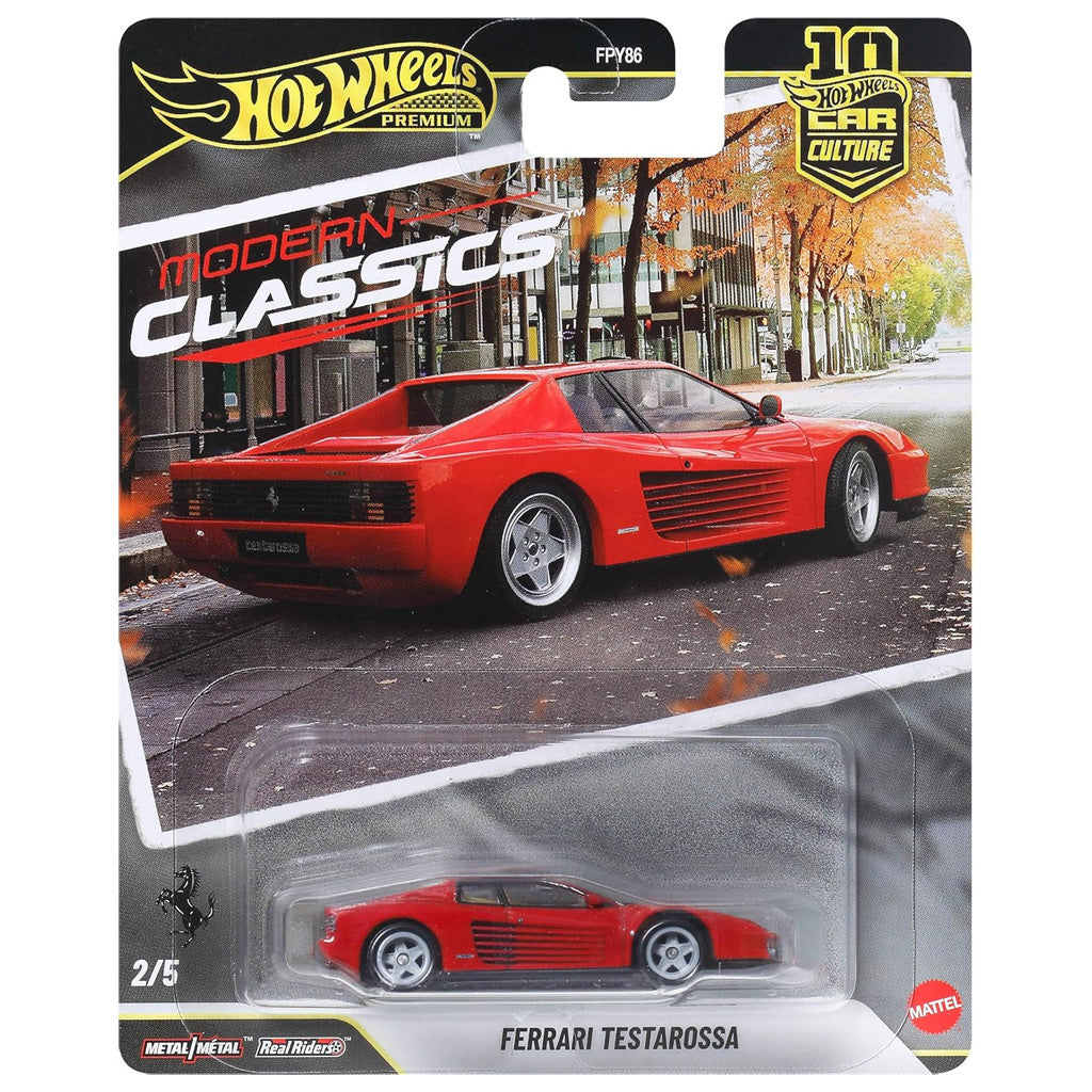 Hot Wheels Modern Classics 2026 - 2/5 - Ferrari Testarossa Red