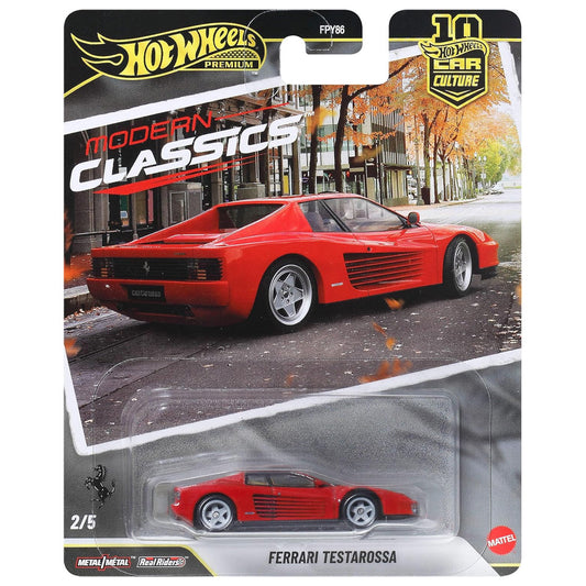 Hot Wheels Modern Classics 2026 - 2/5 - Ferrari Testarossa Red