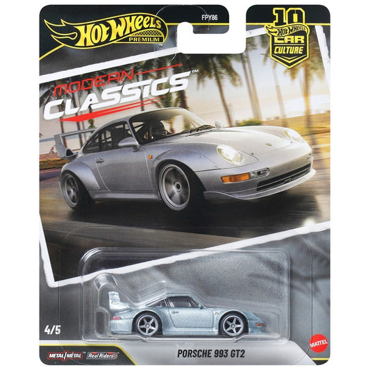 Hot Wheels Modern Classics 2026 - 4/5 - Porsche 993 GT2 Silver