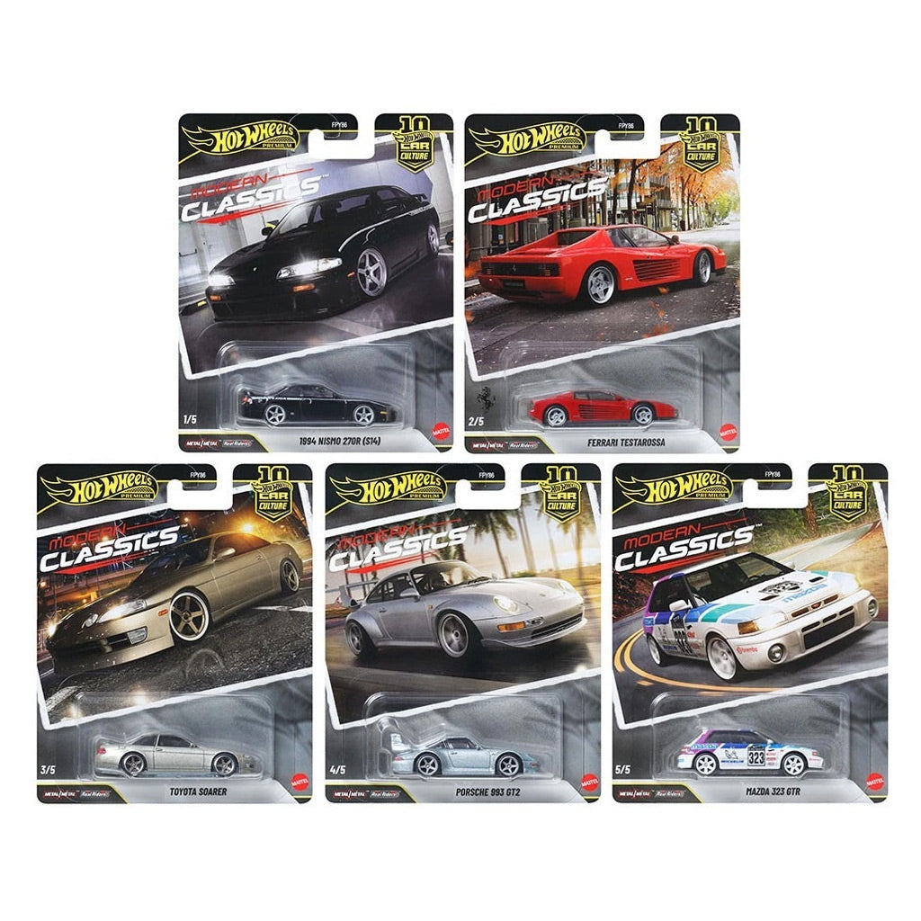 Hot Wheels Car Culture Modern Classics 2026 - Set Of 5 Cars
