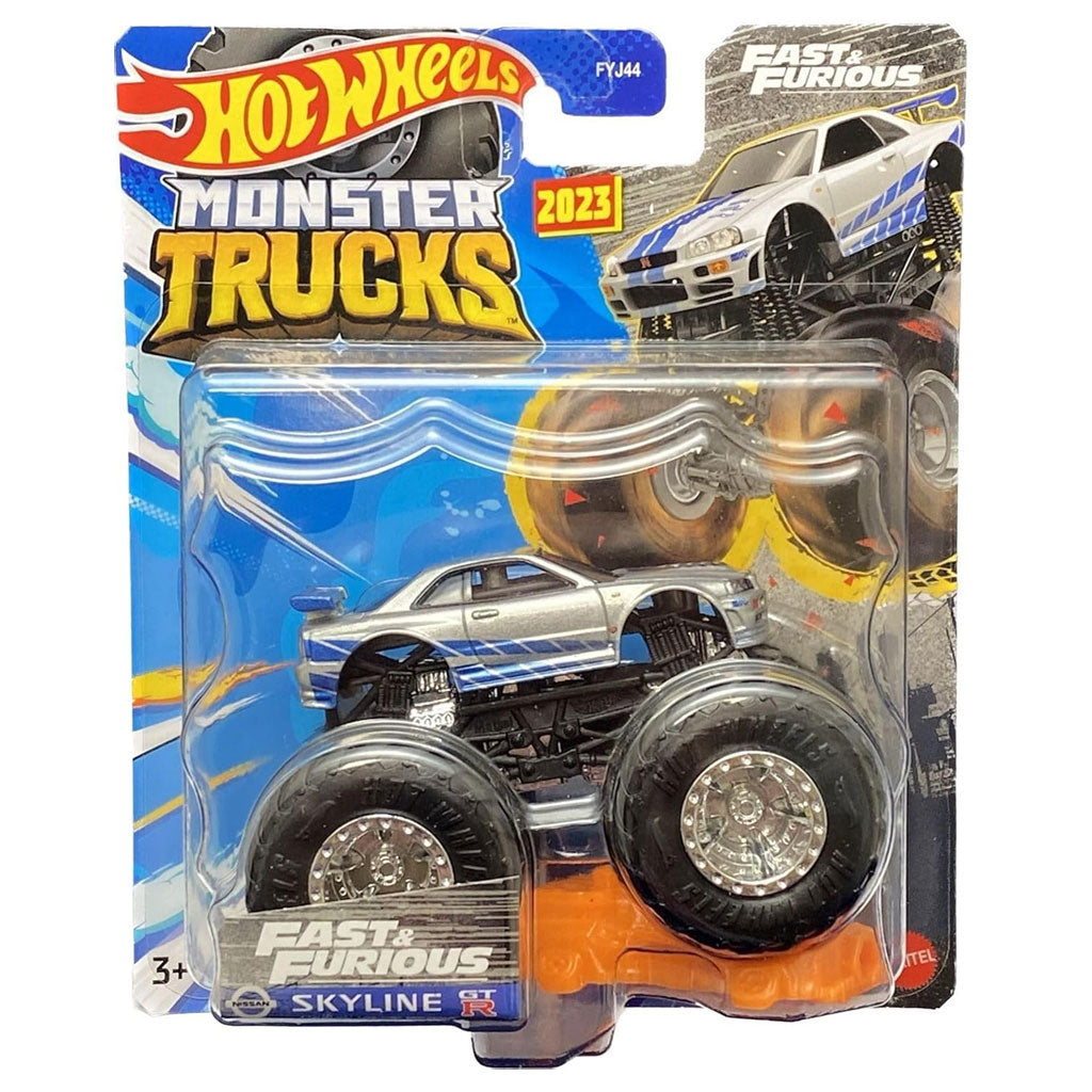 Hot Wheels Monster Trucks - Fast & Furious Nissan Skyline