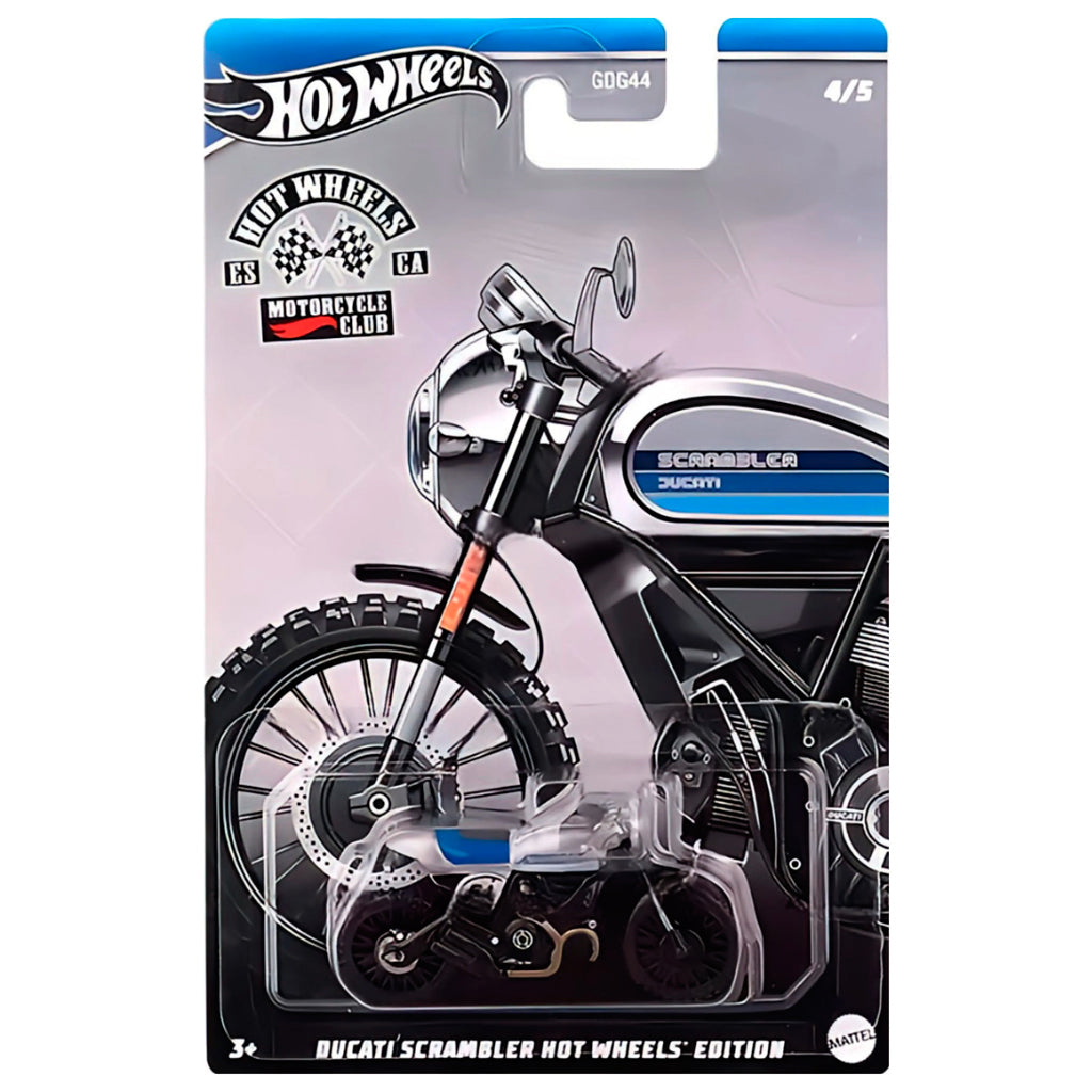 Hot Wheels Motorcycle Club - 4/5 - Ducati Scrambler Hot Wheels Edition