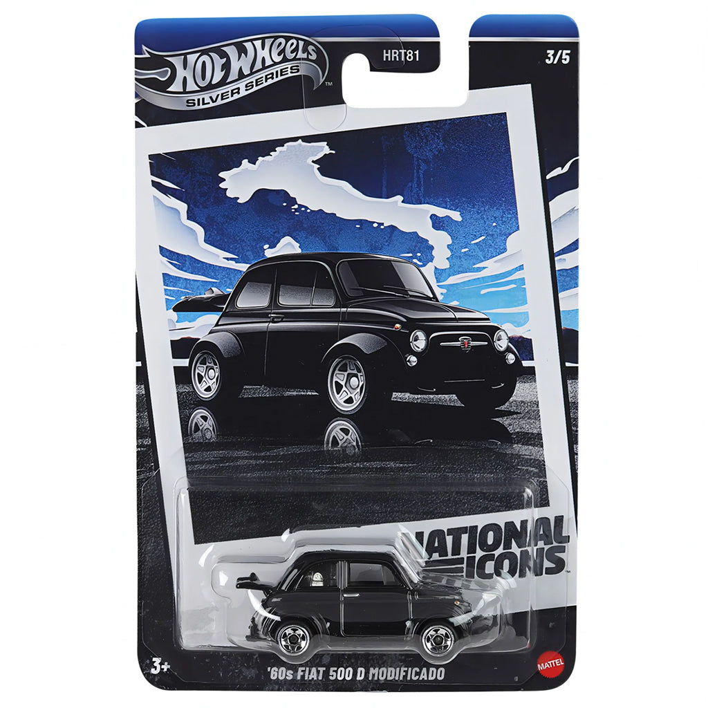 Hot Wheels National Icons - 3/5 - '60s Fiat 500 D Modificado