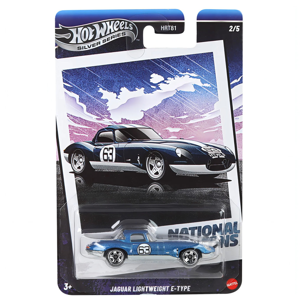 Hot Wheels National Icons - 2/5 - Jaguar Lightweight E-Type (Creased)