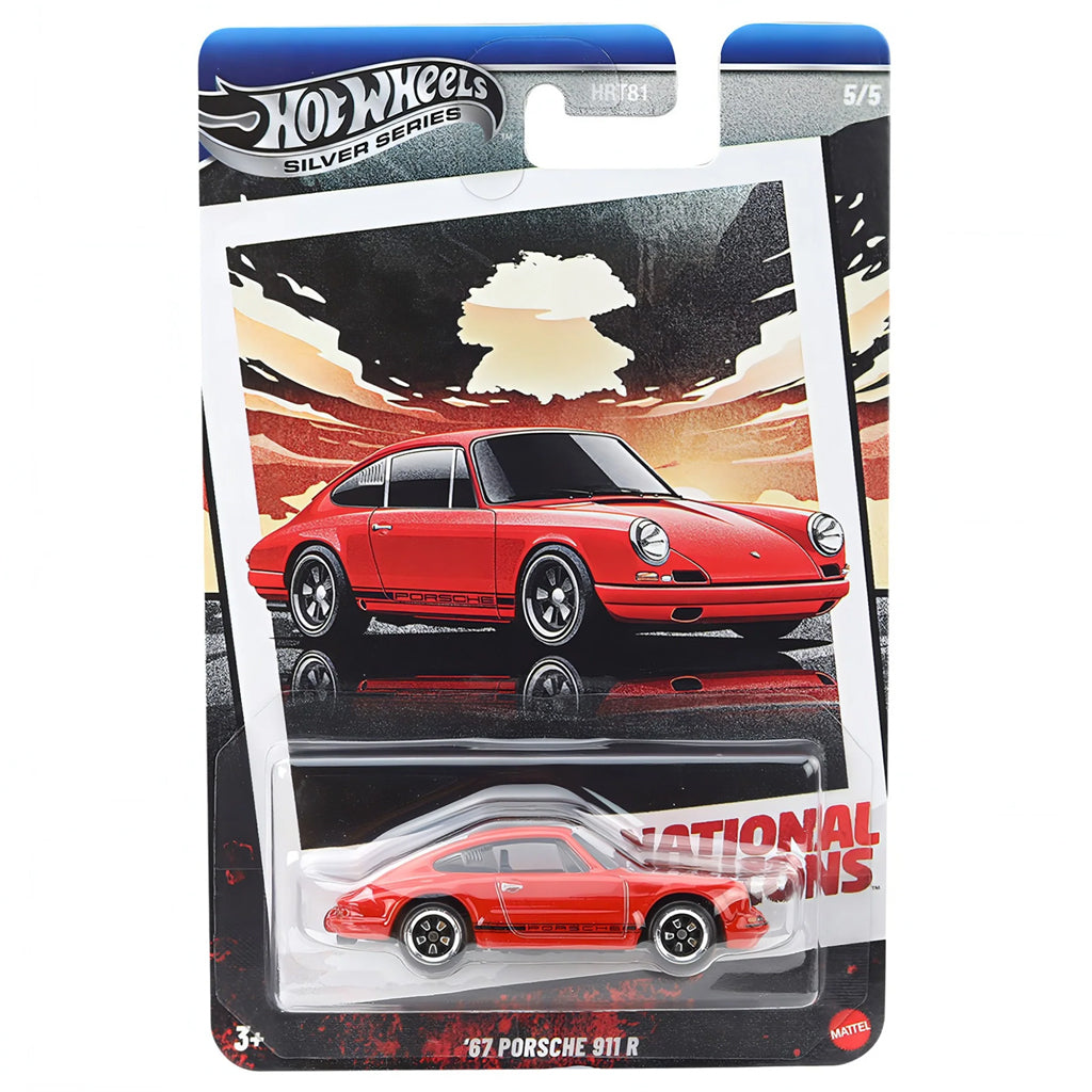 Hot Wheels National Icons - 5/5 - '67 Porsche 911 R (Regular Version)