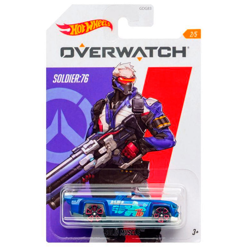 Hot Wheels Overwatch Series - 2/5 - Solid Muscle (Soldier:76)