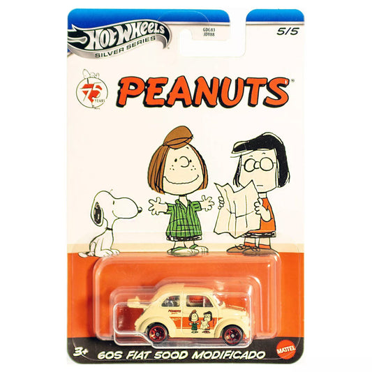 Hot Wheels Peanuts 75 Years Series - 5/5 - 60s Fiat 500D Modificado