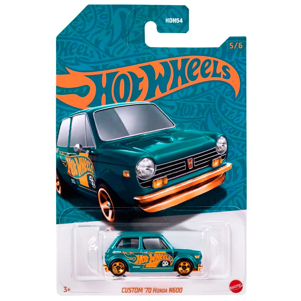 Hot Wheels Pearl & Chrome 2024 Mix 1 - Custom '70 Honda N600