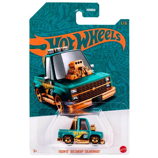 Hot Wheels Pearl & Chrome 2024 Mix 1 - Toon'd '83 Chevy Silverado