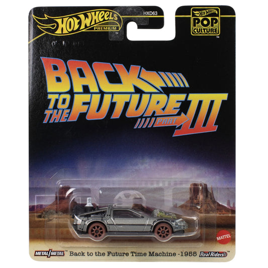 Hot Wheels Pop Culture 2025 - Back To The Future III Time Machine 1955