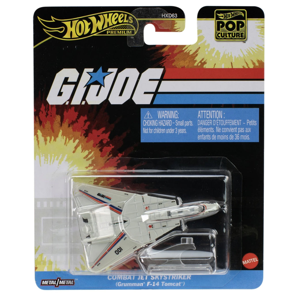 Hot Wheels Pop Culture 2025 - Combat Jet Skystriker (G.I.Joe F-14)