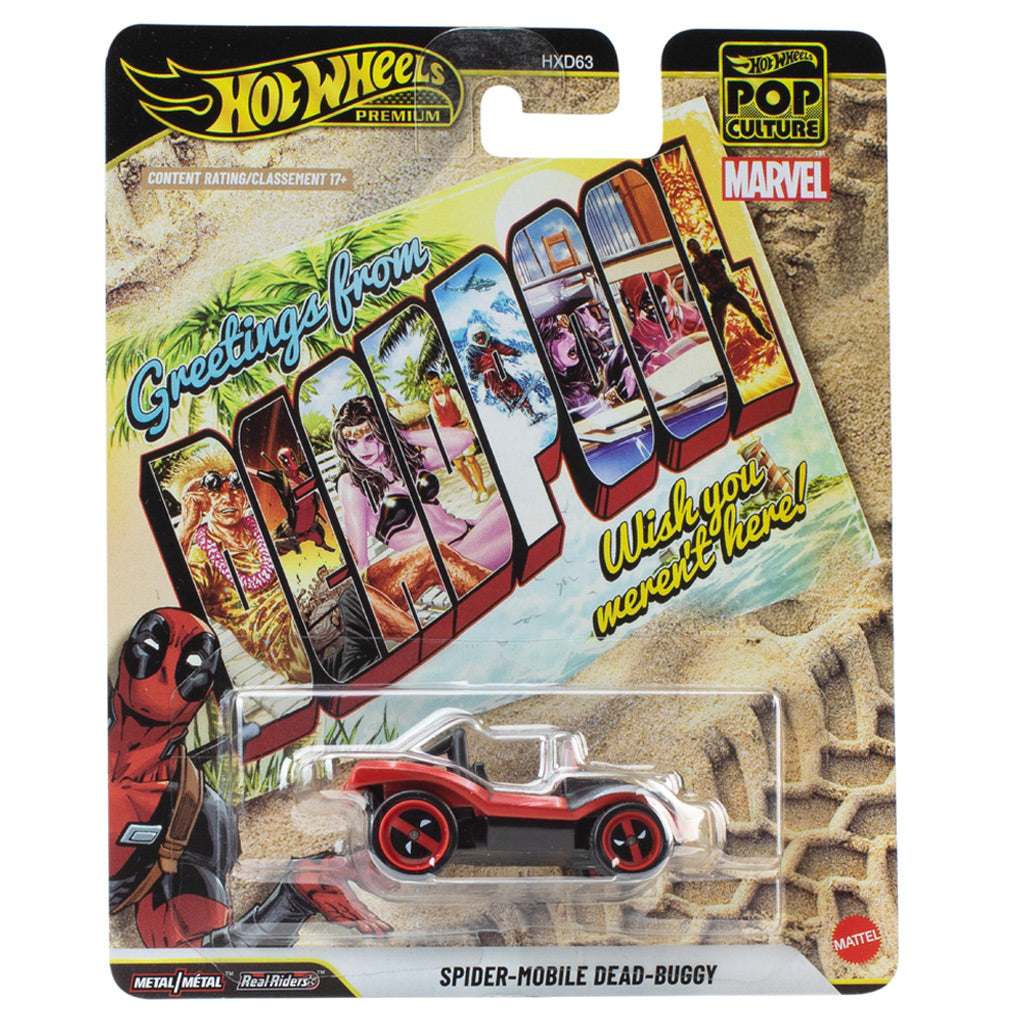 Hot Wheels Pop Culture 2026 - Spider-Mobile Dead-Buggy (Deadpool)