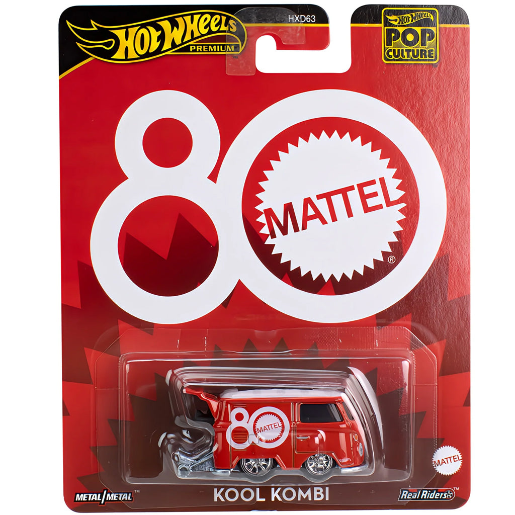 Kool Ree Hot Wheels Pop Culture 2025 - Kool Kombi Red (Mattel 80th Anniversary ...