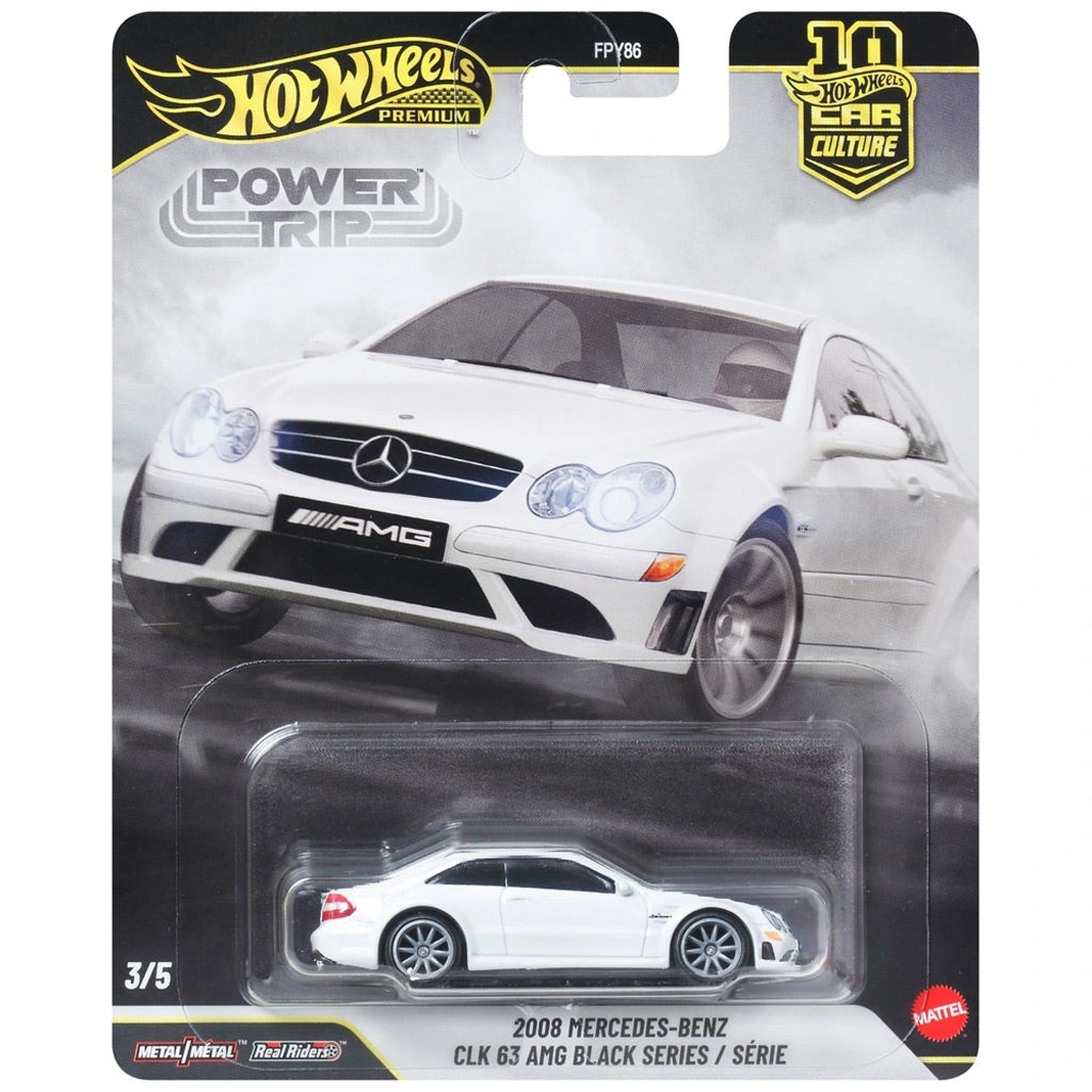 Hot Wheels Power Trip - 3/5 - Mercedes-Benz CLK 63 AMG Black Series