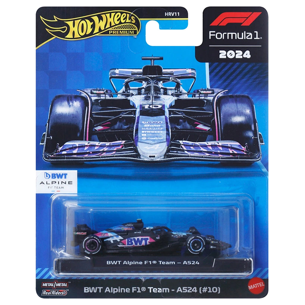 Hot Wheels Premium F1 - Alpine A524 BWT F1 Team 2024 #10 Gasly
