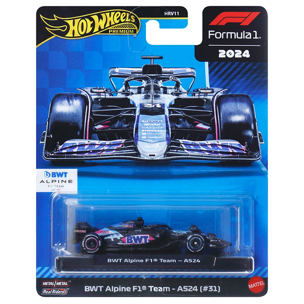 Hot Wheels Premium F1 - Alpine A524 BWT F1 Team 2024 #31 Ocon