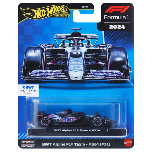 Hot Wheels Premium F1 - Alpine A524 BWT F1 Team 2024 #31 Ocon