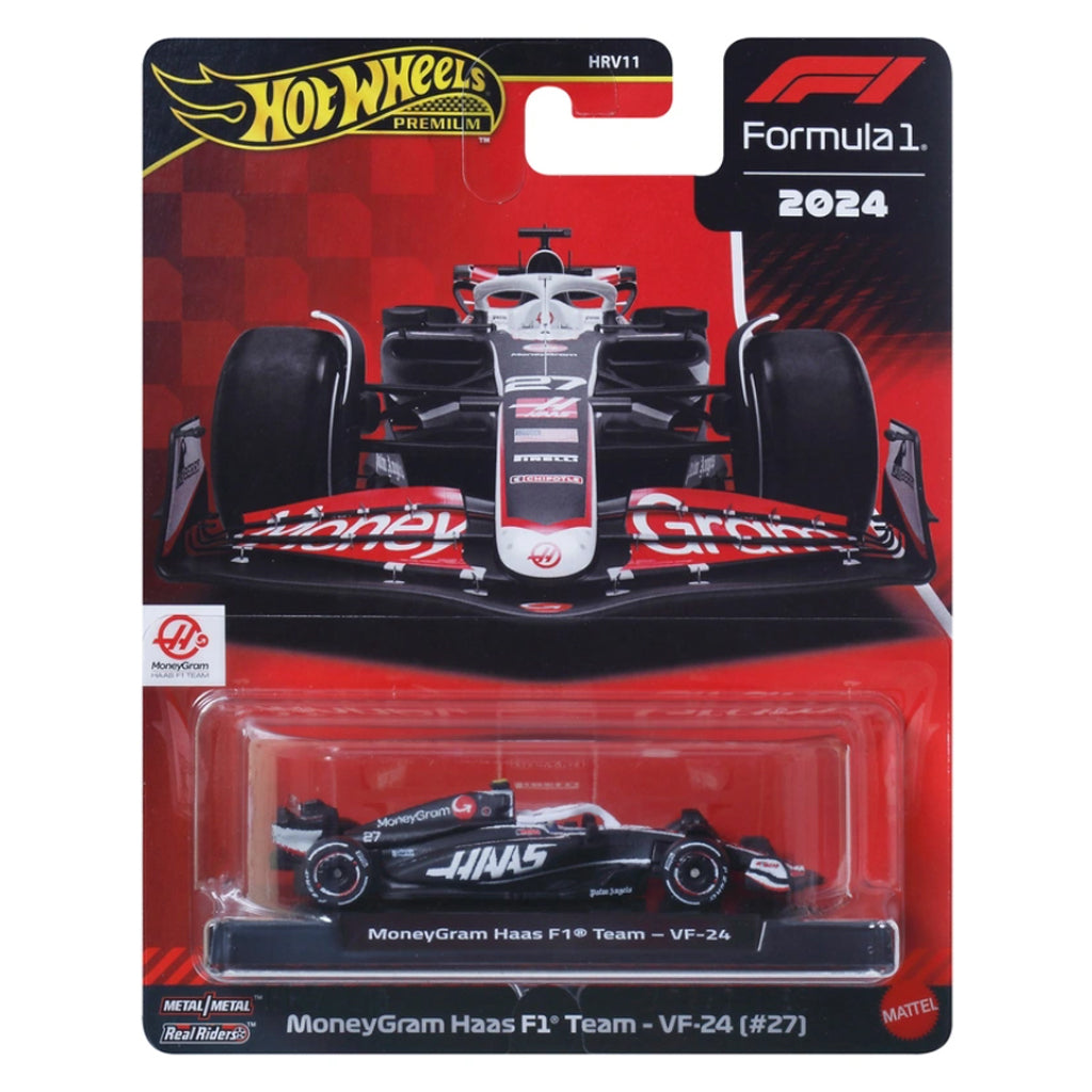 Hot Wheels Premium F1 - Haas VF-24 F1 Team 2024 #27 Nico Hulkenberg