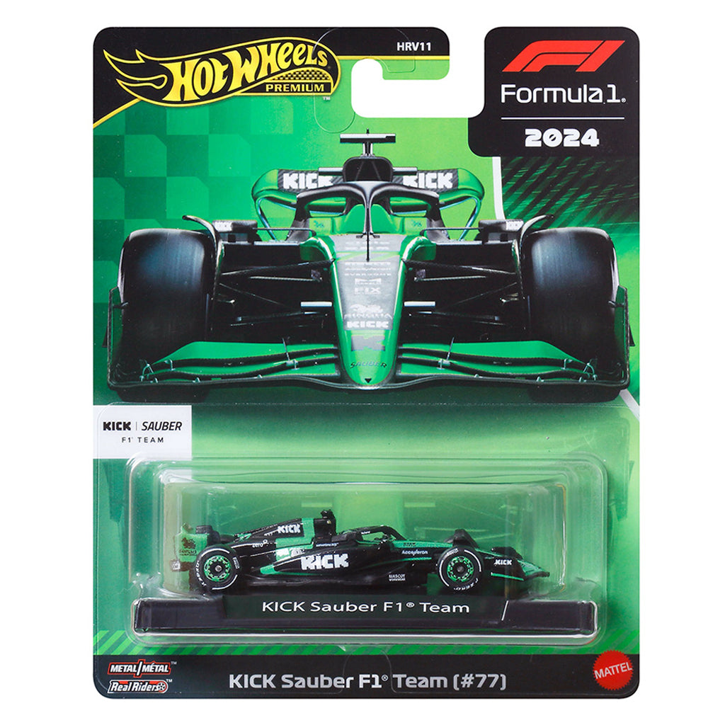 Hot Wheels Premium F1 - Kick Sauber F1 Team 2024 #77 Valtteri Bottas