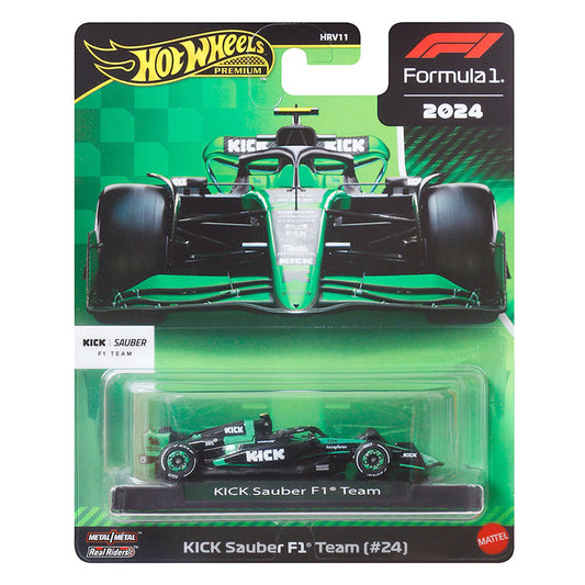 Hot Wheels Premium F1 - Kick Sauber F1 Team 2024 #24 Zhou Guanyu