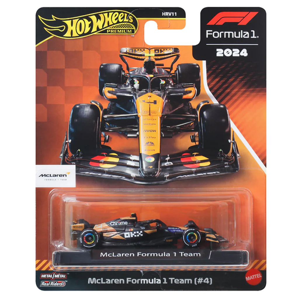 Hot Wheels Premium F1 - McLaren MCL38 F1 Team 2024 #4 Lando Norris
