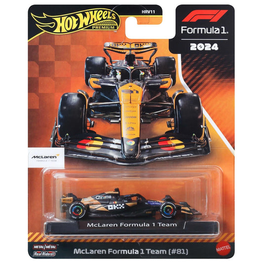 Hot Wheels Premium F1 - McLaren MCL38 F1 Team 2024 #81 Oscar Piastri