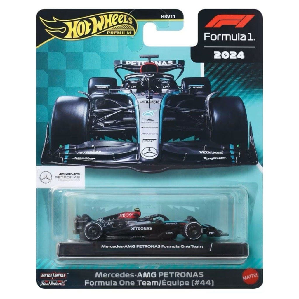 Hot Wheels Premium F1 - Mercedes-AMG F1 W15 E 2024 #44 Lewis Hamilton